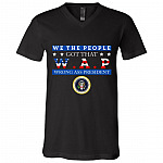 We the People Got That WAP, Black, V-Neck T-Shirt