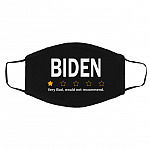 biden mask, Black, Cloth Face Cover – Medium/Large biden mask, Black, Cloth Face Cover – Medium/Large