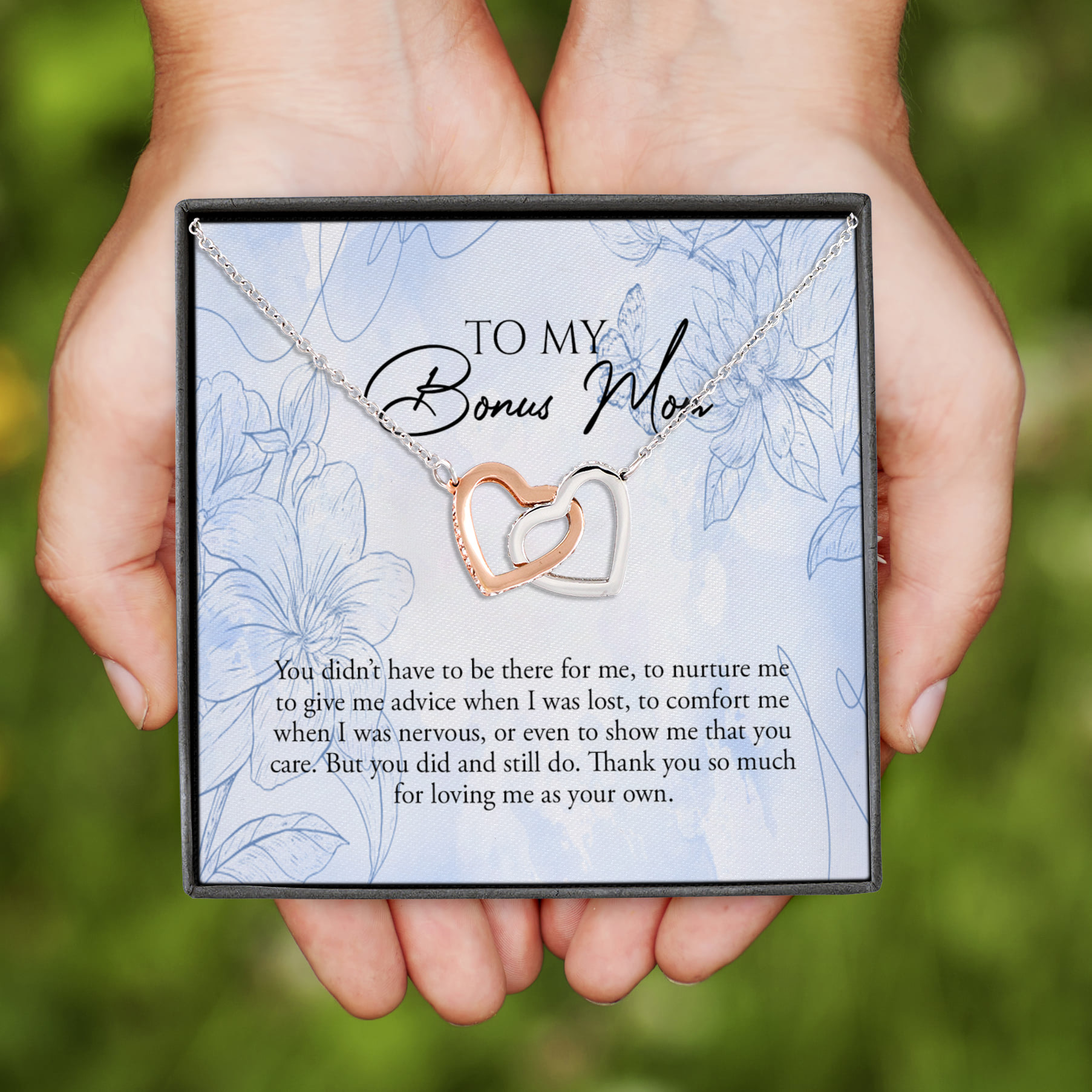16Th. Bonus Mom You Didn't Have To Be There Interlocking Hearts Necklace