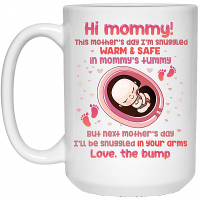 15 oz. White Mug