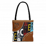 Teacher Teach Love Inspire All Over Print Tote - Shoulder Bag - Teacher Gift