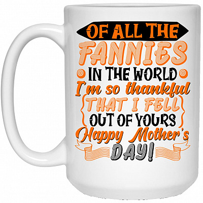 15 oz. White Mug