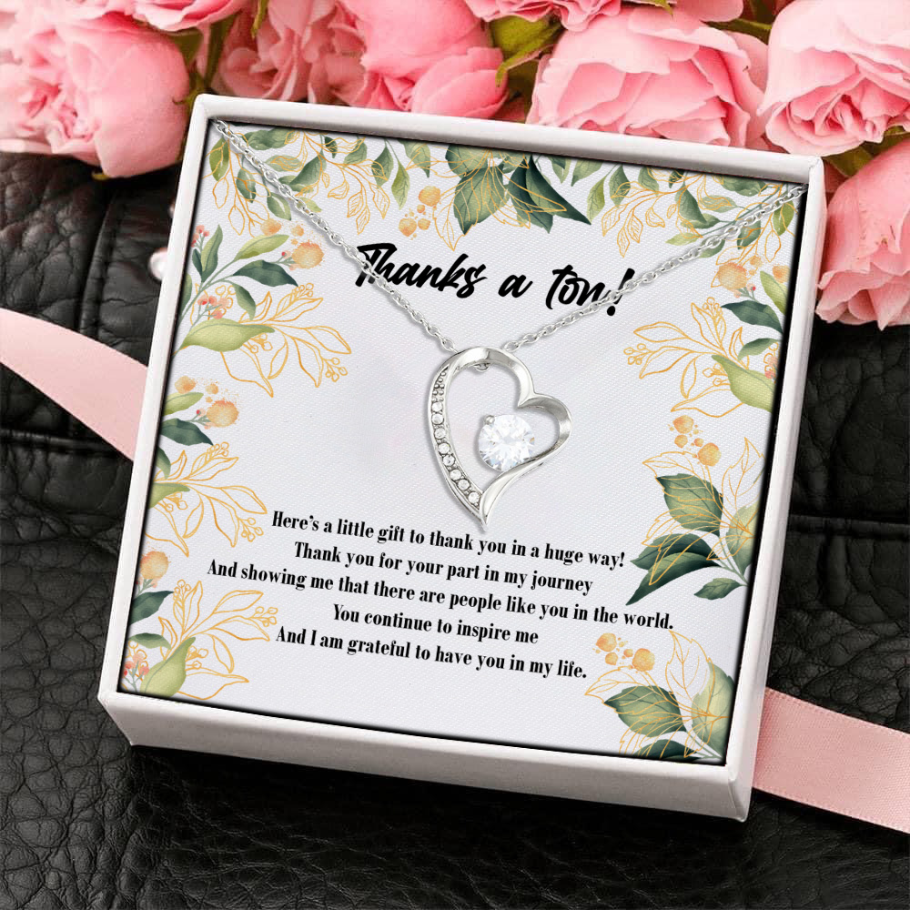 5HP. Thank A Ton 4 Forever Love Necklace (Silver) 4