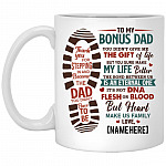 Personalized To My Bonus Mug, White, 11 oz. White Mug Personalized To My Bonus Mug, White, 11 oz. White Mug