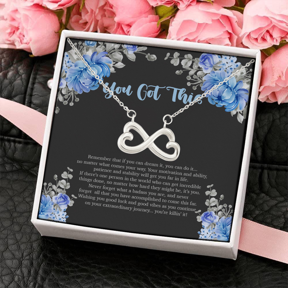 3HP. You Got This Infinity Heart Necklace (Silver) 4