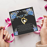 3HP. You Got This Forever Love Necklace (Gold) 5