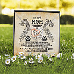 1UT. Viking To Mom_Scale Interlocking Hearts Necklace 2