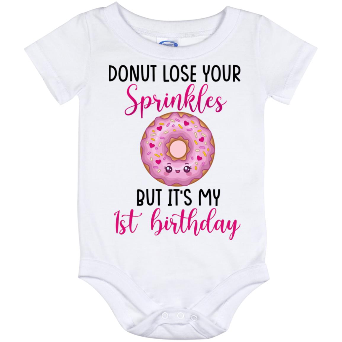 Donut baby, White, Baby Onesie - 12 Month