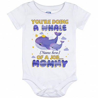 Personalized You're, White, Baby Onesie - 12 Month