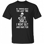 thinking, Black, Unisex T-Shirt
