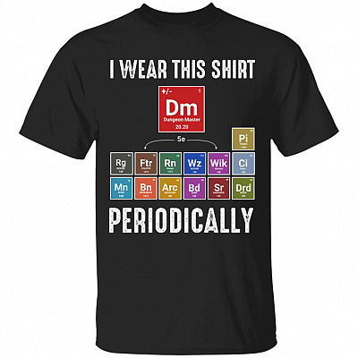 I wear, Black, Unisex T-Shirt