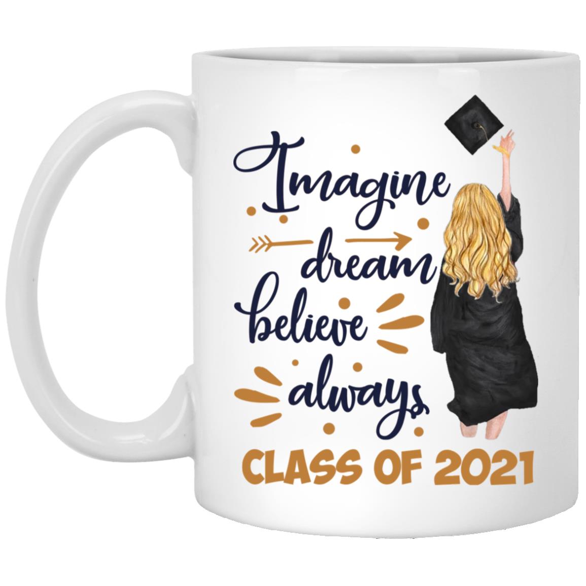 Imagine blone Mug, White, 11 oz. White Mug Imagine blone Mug, White, 11 oz. White Mug