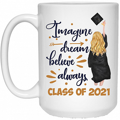 15 oz. White Mug