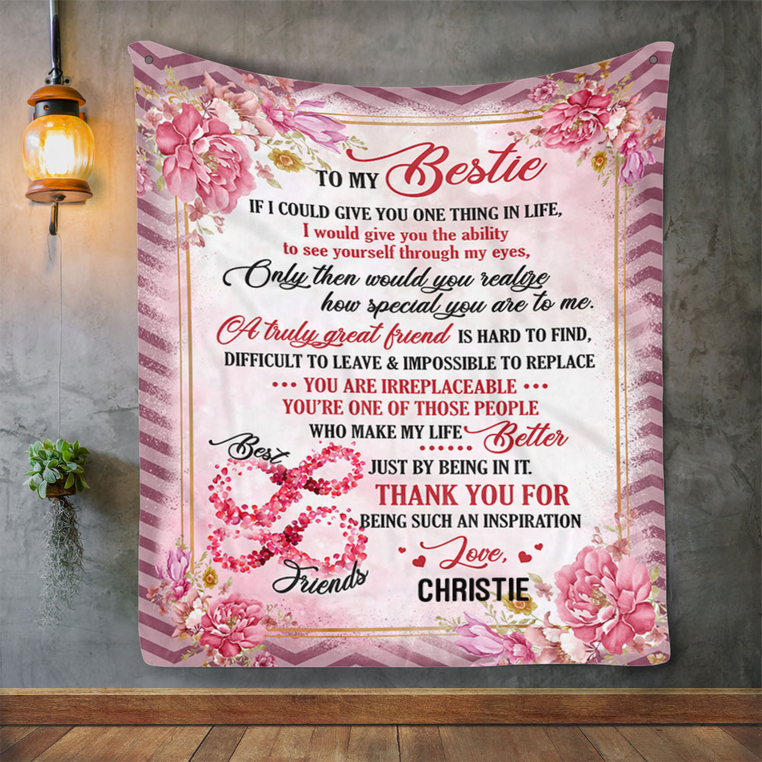 9BN. My Bestie Flower mk2 - Ostrich Sans Heavy #000000