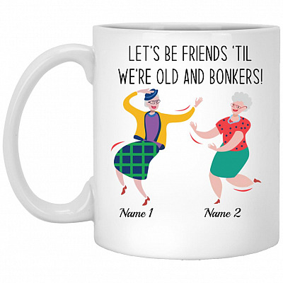 Personalized old mug, White, 11 oz. White Mug