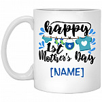 Personalized mom mug, White, 11 oz. White Mug