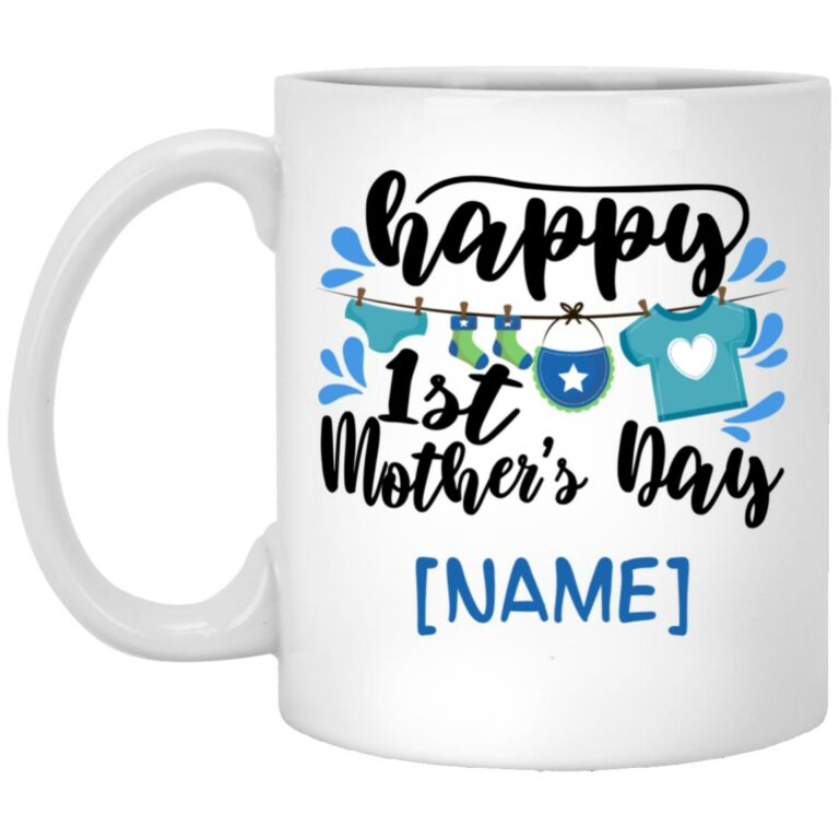 Personalized mom mug, White, 11 oz. White Mug