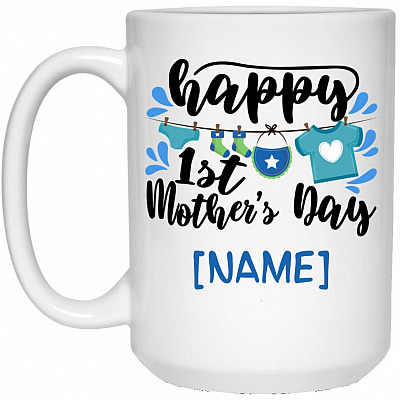 15 oz. White Mug