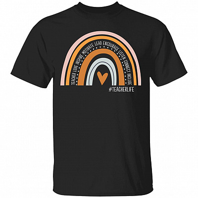 Teacher Love InsT-Shirt, Black, Unisex T-Shirt