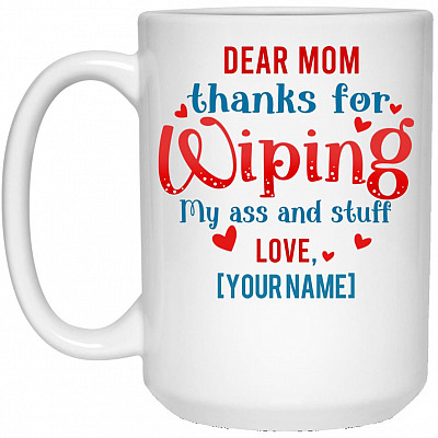 15 oz. White Mug