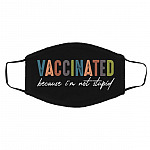 vacci mask, White, Cloth Face Cover – Medium/Large