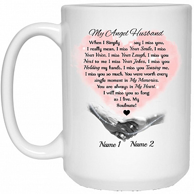 15 oz. White Mug