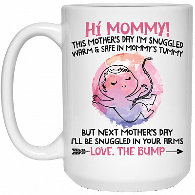 15 oz. White Mug