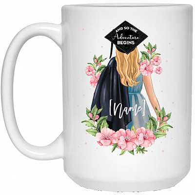 15 oz. White Mug
