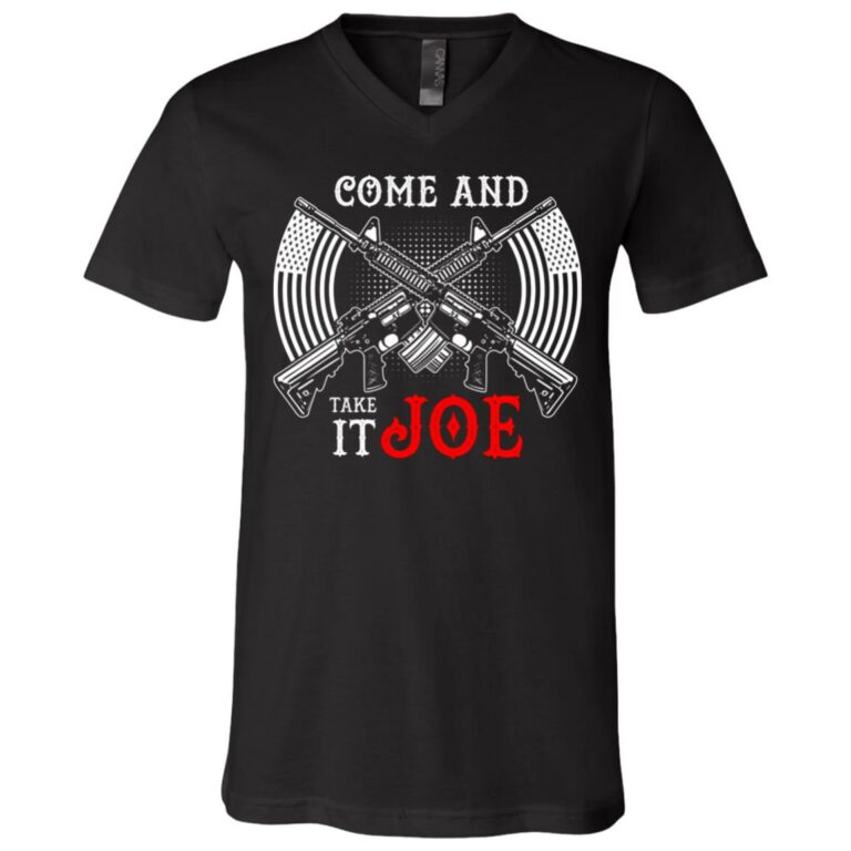 Come Tshirt, Black, V-Neck T-Shirt
