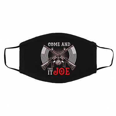 joe mask, Black, Cloth Face Cover – Medium/Large
