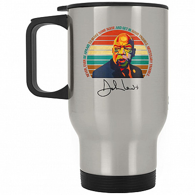 14 oz. Silver Travel Mug