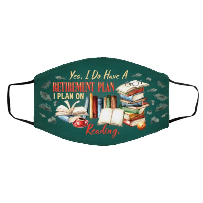 a plan, White, Cloth Face Cover – Medium/Large