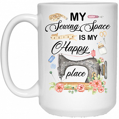 15 oz. White Mug