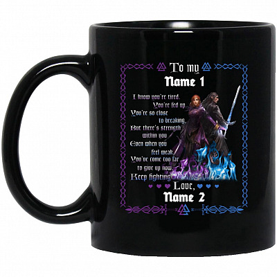 11 oz. Black Mug