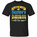 Seniors Shirt, Black, Unisex T-Shirt