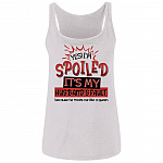 husband, White, Ladies Tank Top