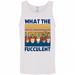Fucculent Tank, White, Unisex Tank Top