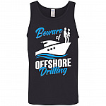 Beware Of Offshore, Black, Unisex Tank Top