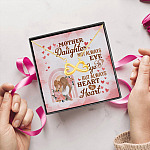 6O. Mother And Daughter Infinity Heart Necklace (Gold) 5