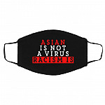 Asian Mask, Black, Cloth Face Cover – Medium/Large