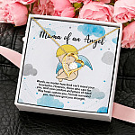 Mama Of An Angel Words No Matter How Kind Can't Mend Your Heartache Forever Love Necklace
