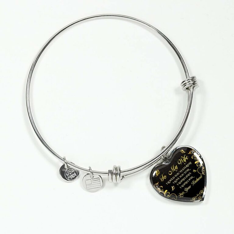 Personalized To My Wife I Loved You Yesterday I Love You Still I Always Have I Always Will Heart Pendant Necklace