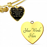 Personalized To My Wife I Loved You Yesterday I Love You Still I Always Have I Always Will Heart Pendant Necklace
