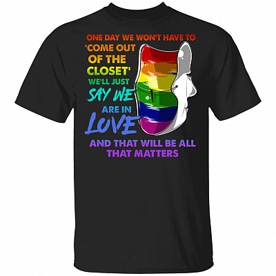 One Day We Won't Have To Shirt, Black, Unisex T-Shirt