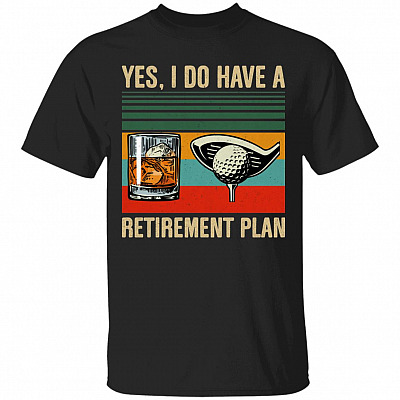 Retirement Shirt, Black, Unisex T-Shirt