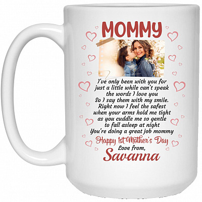 15 oz. White Mug