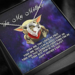 To My Mother Yoda One that Loved Me First Forever Love Heart Pendant Necklace