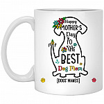 Personalized Happy Mother's Day Mug, White, 11 oz. White Mug