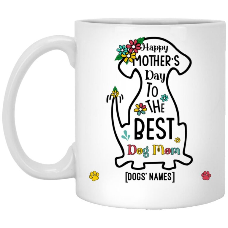 Personalized Happy Mother's Day Mug, White, 11 oz. White Mug