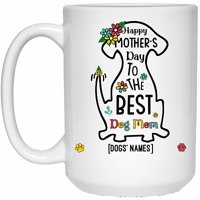 15 oz. White Mug